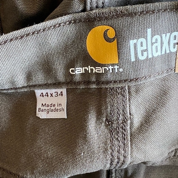 Carhartt Men's Rugged Flex Rigby 5-Pocket Pants Size 44 x 34 New green gray - Picture 6 of 9